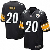 Nike Men & Women & Youth Steelers #20 Bleier Black Team Color Game Jersey,baseball caps,new era cap wholesale,wholesale hats